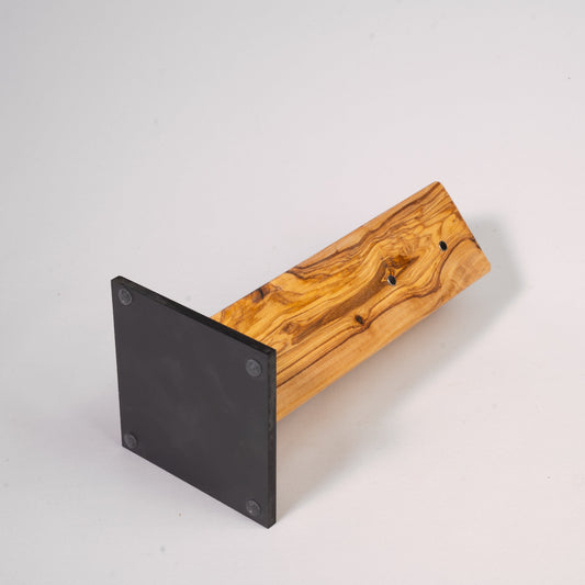 Messerblock magnetisch aus Olivenholz